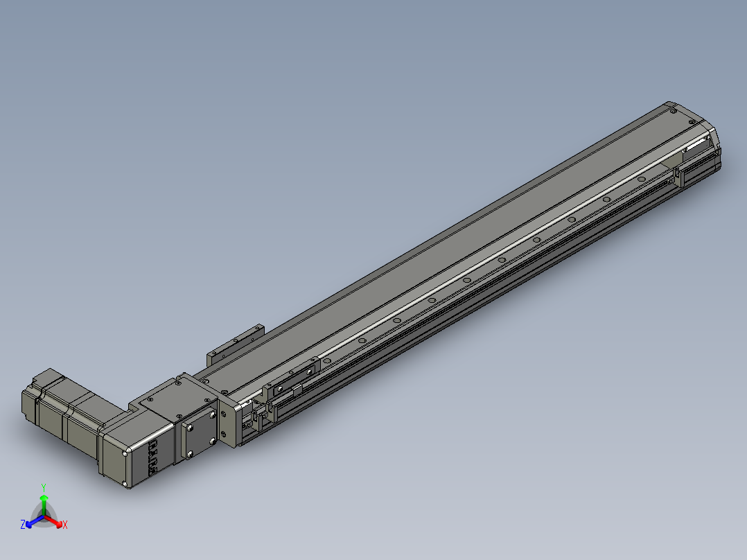 模组FTB10-R-600正等轴测图