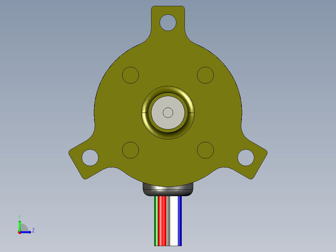 SMA接口47左视图