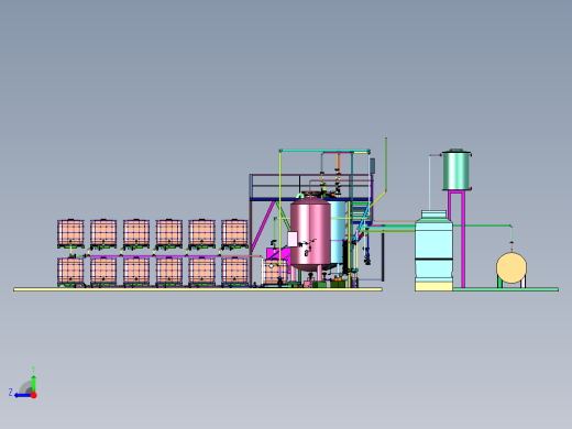 生物柴油生产的成套设备右视缩略图