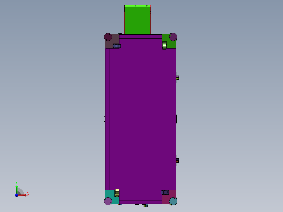 端子折弯导通测试设备前视图