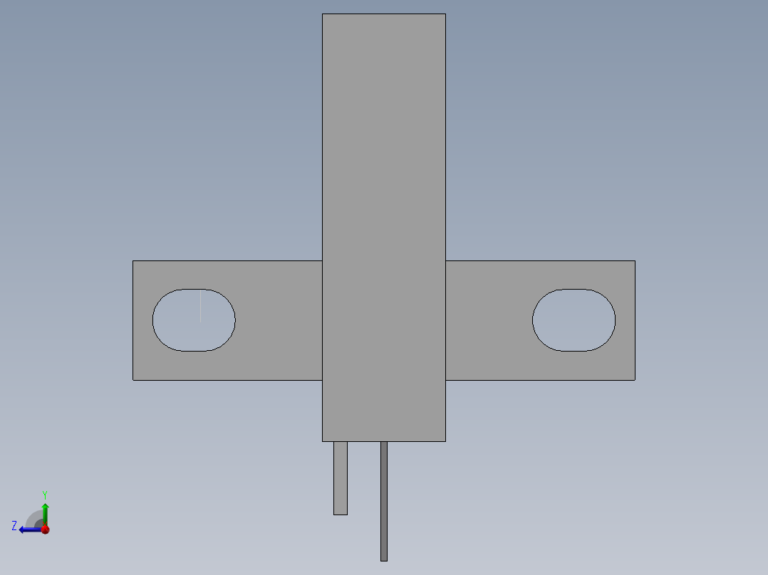 光电开关-EE-SX672（配接线端子）右视图