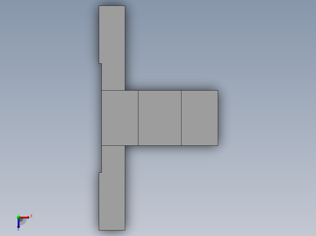 光电开关-EE-SX672（配接线端子）俯视图