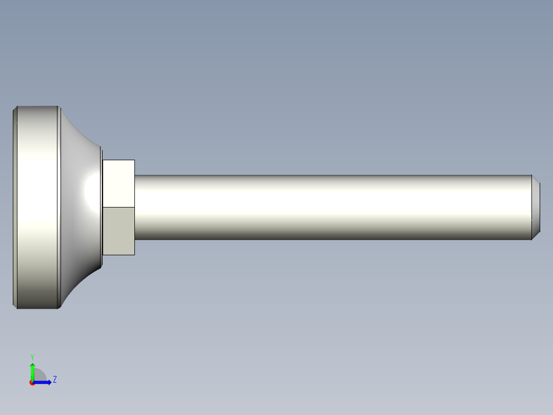 不銹鋼固定腳座1091-3D多系列多零件图纸模型左视图