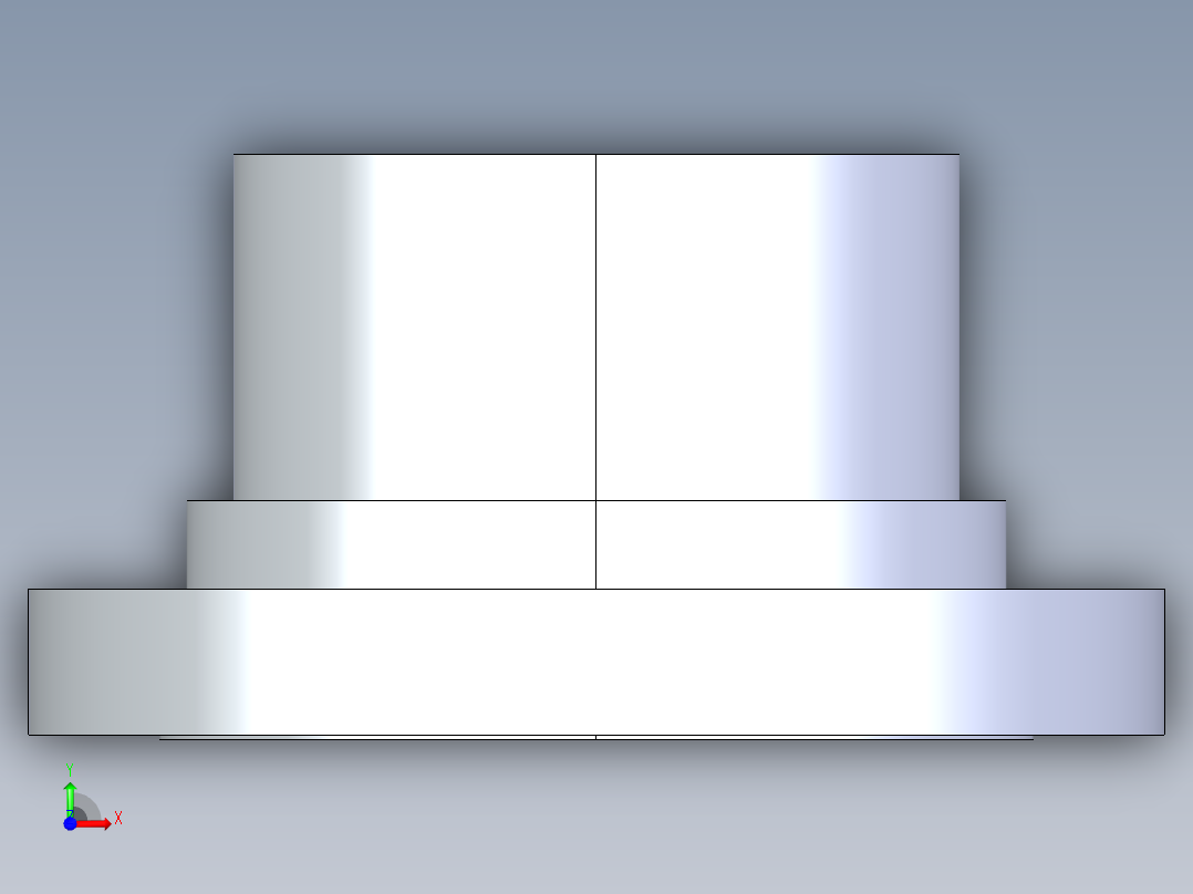 CPVC管件28-Sch80_Flange Vanstone_SPIG_9856-080_8in前视图