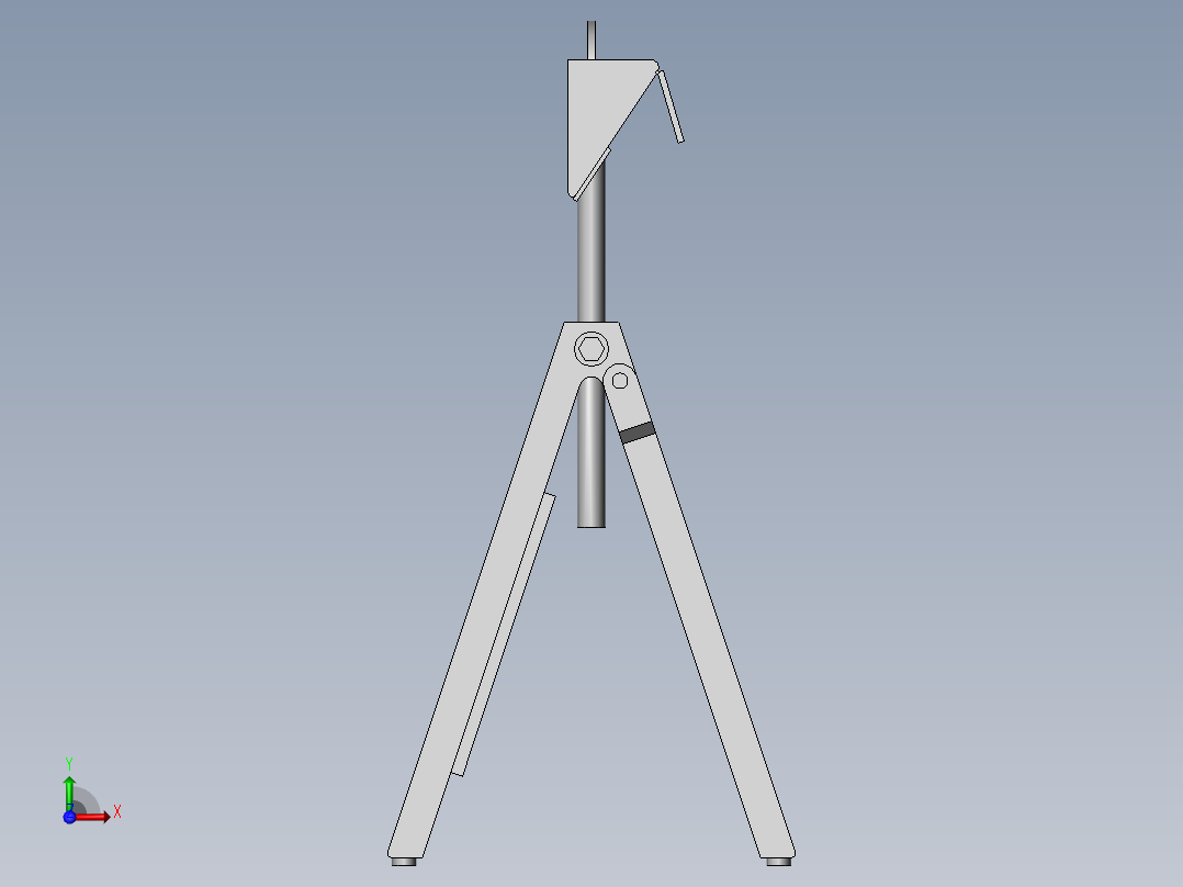 社区安防便携式安防装置前视图