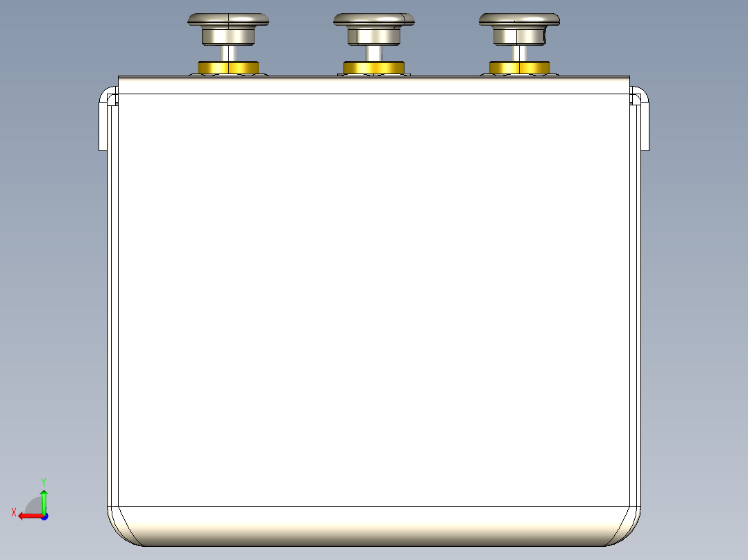 电器柜 电控柜 (109) 机械设计素材后视图