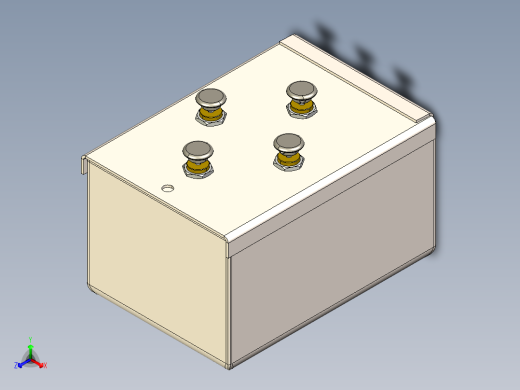 电器柜 电控柜 (109) 机械设计素材正等轴测缩略图