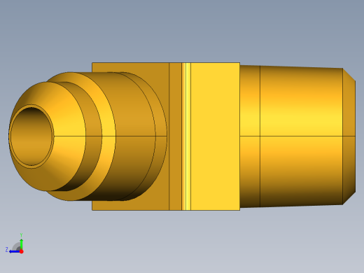 扩口式工业通用硬管接头45Deg Elbow 259F-6-6右视缩略图