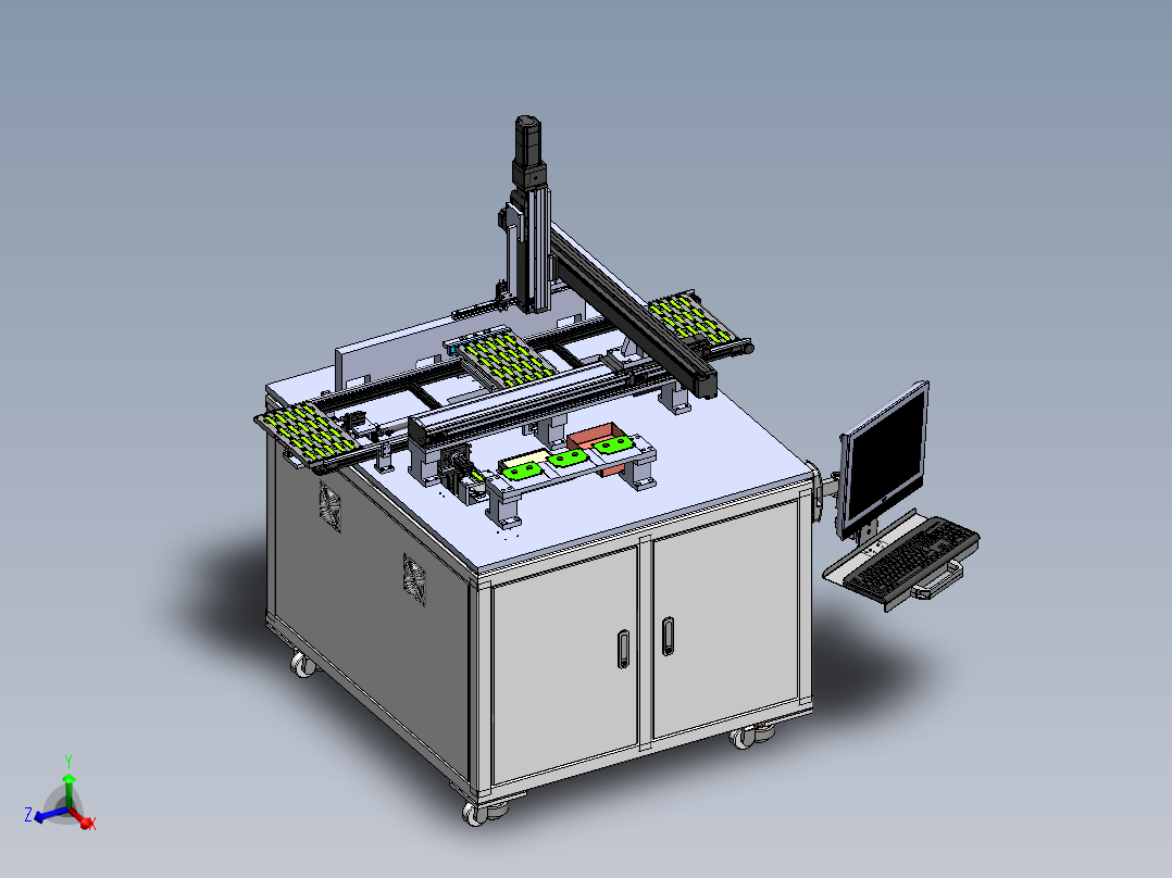 光通讯件烧录自动机