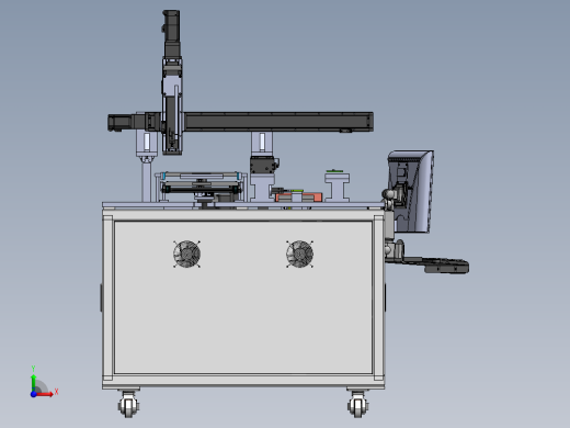 光通讯件烧录自动机前视缩略图