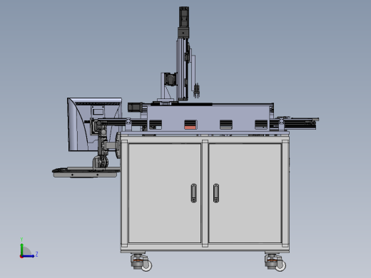 光通讯件烧录自动机左视缩略图
