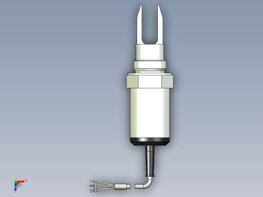 超声波设备H-69mm-2.72in-SS-OUTPUT-3-wire-PNP-NPN-CABLE-BSP-THREAD俯视缩略图