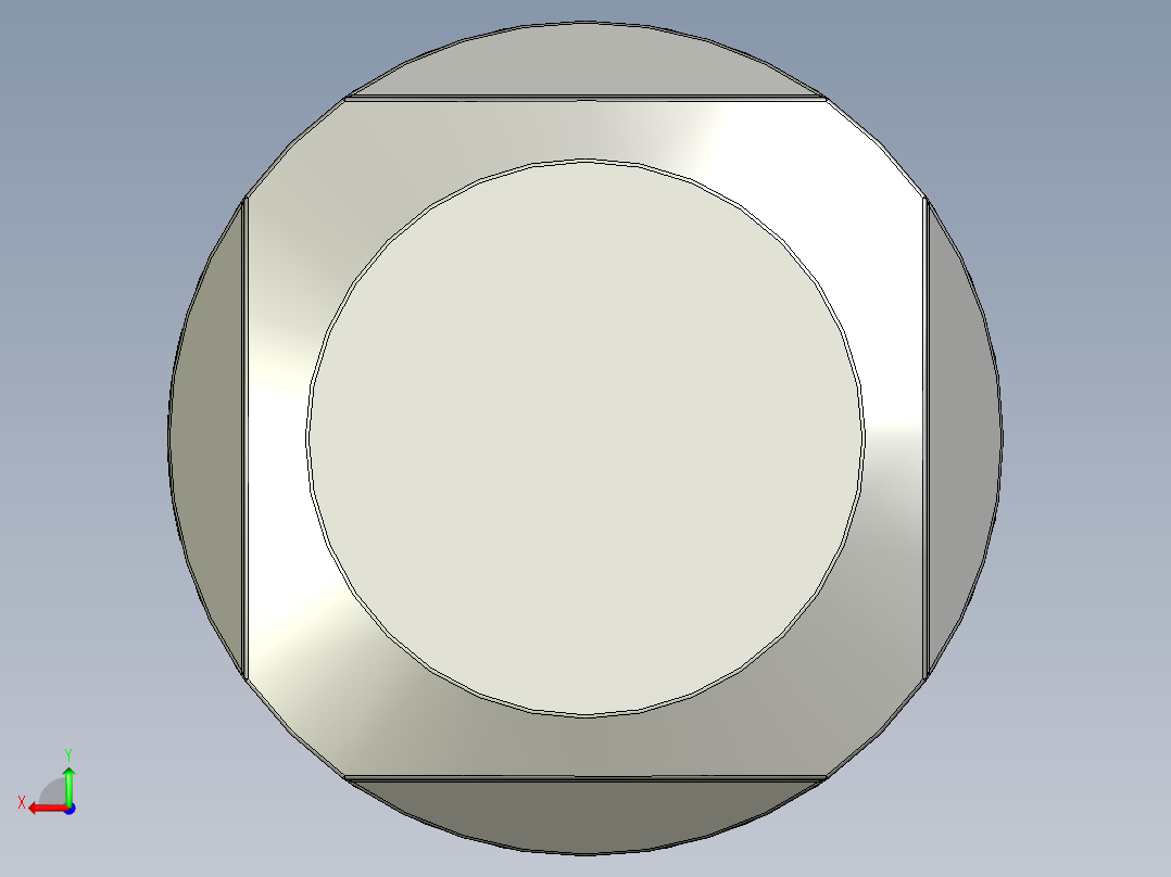 攻牙机构模型后视图