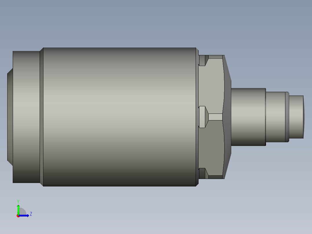 KOSMEKLD0362-x-E多系列多零件图纸模型左视图