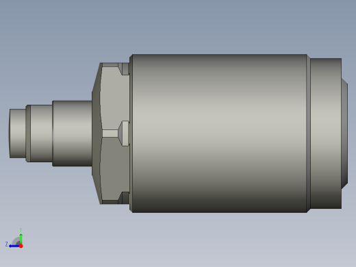 KOSMEKLD0362-x-E多系列多零件图纸模型右视缩略图