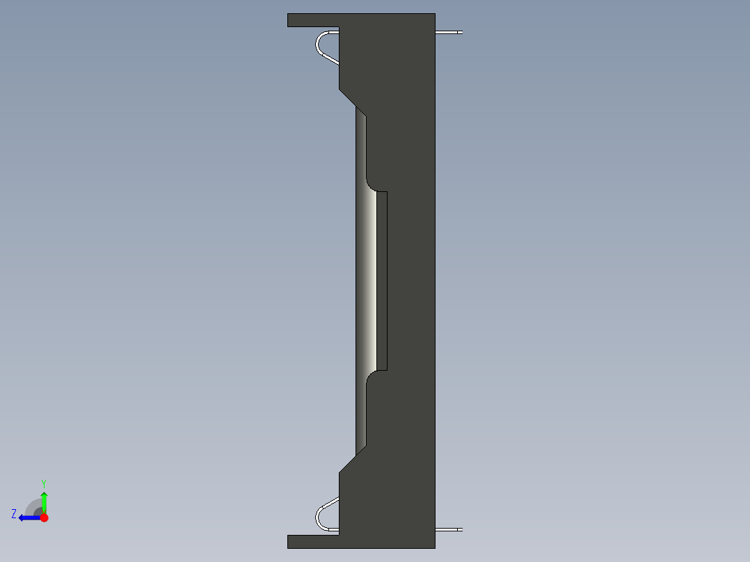 锂离子电池座 18650 2p右视图