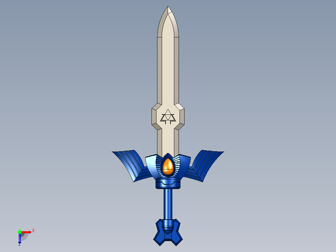 剑、宝剑(163)俯视图