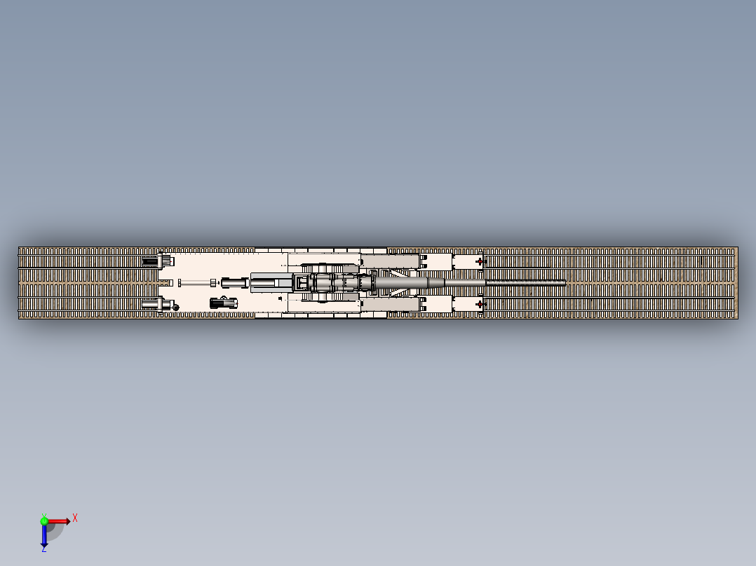 古斯塔夫巨炮与多拉巨炮 STL俯视图