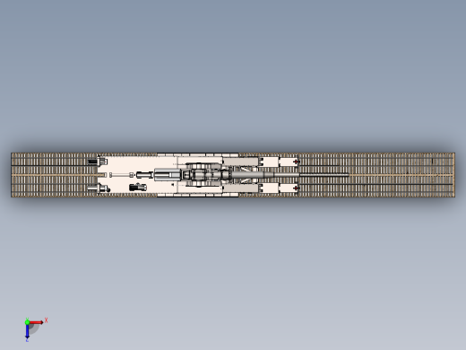 古斯塔夫巨炮与多拉巨炮 STL俯视缩略图