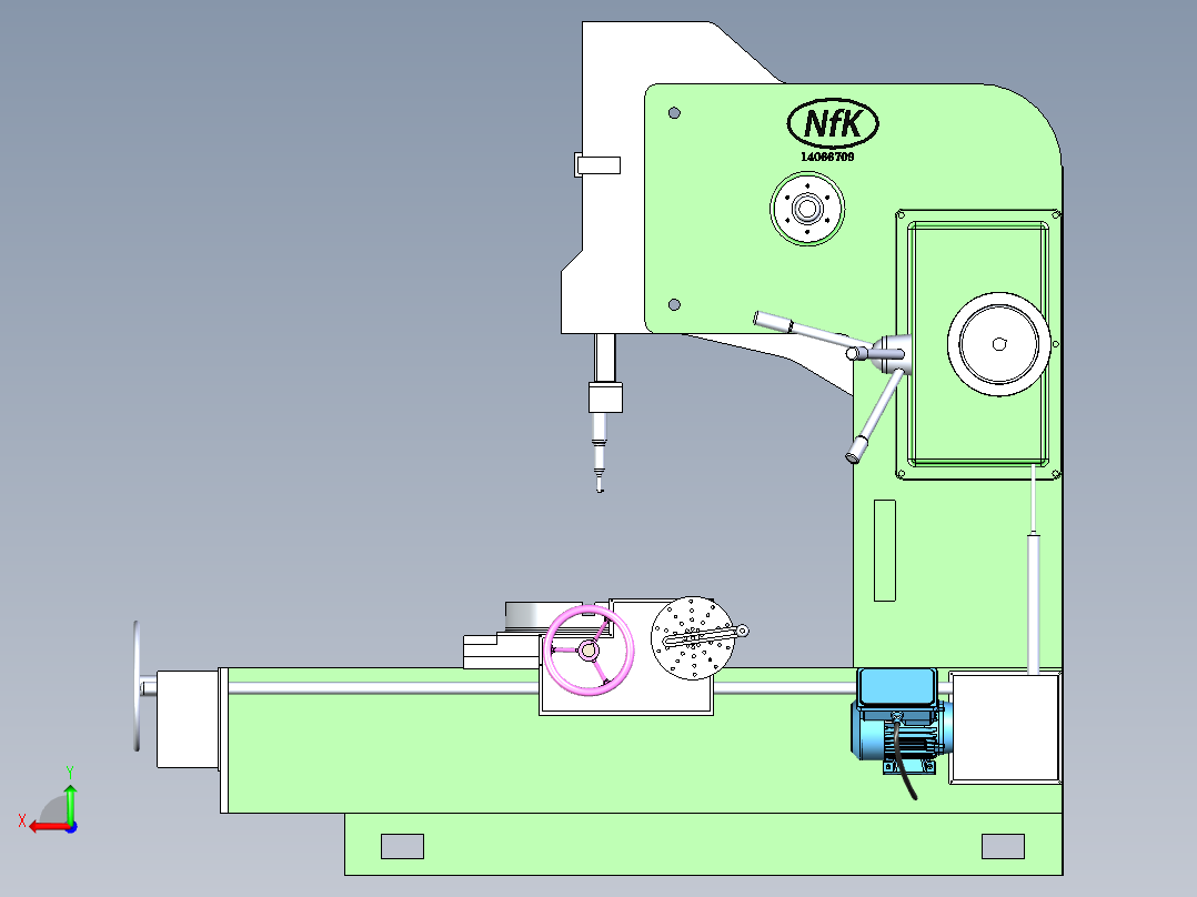 B2003991-插槽机后视图