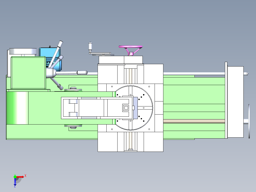 B2003991-插槽机俯视图