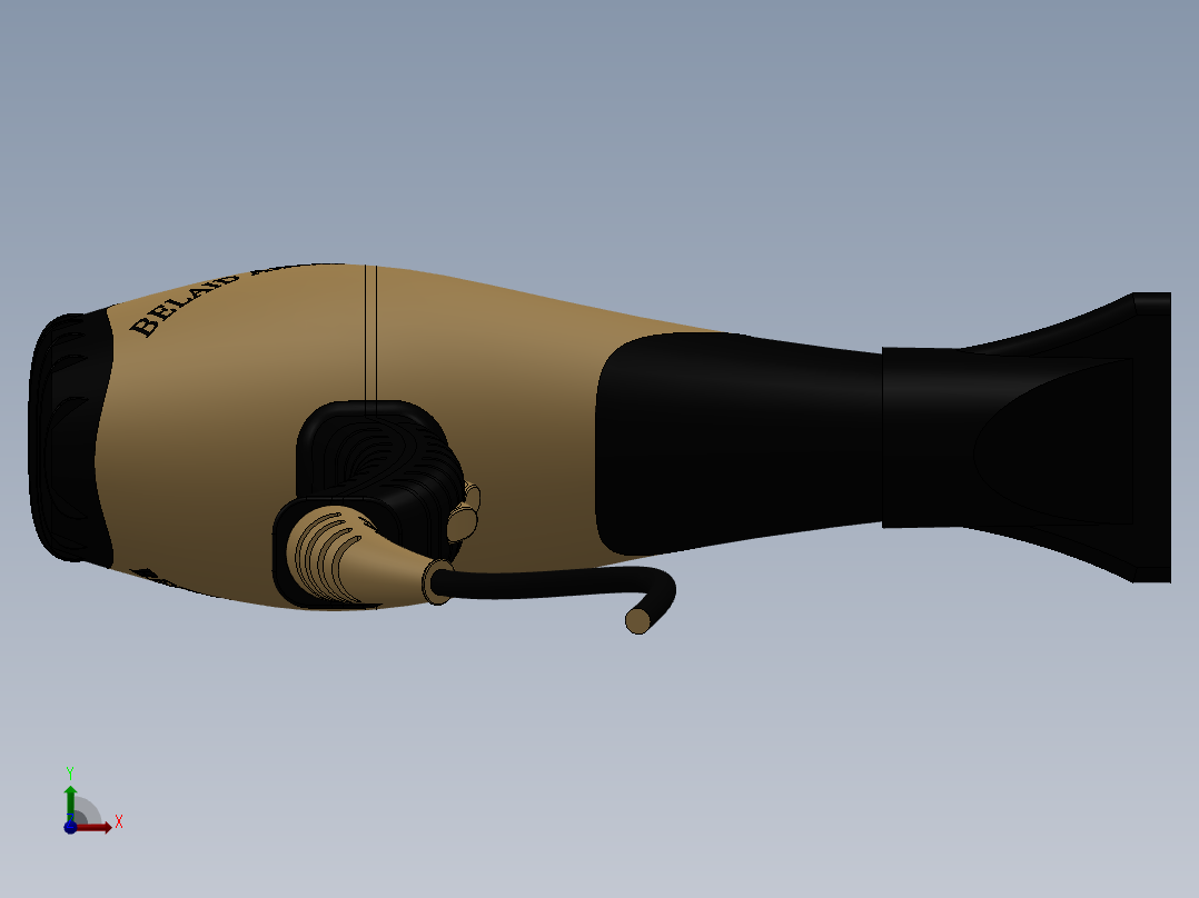 吹风机(25)前视图