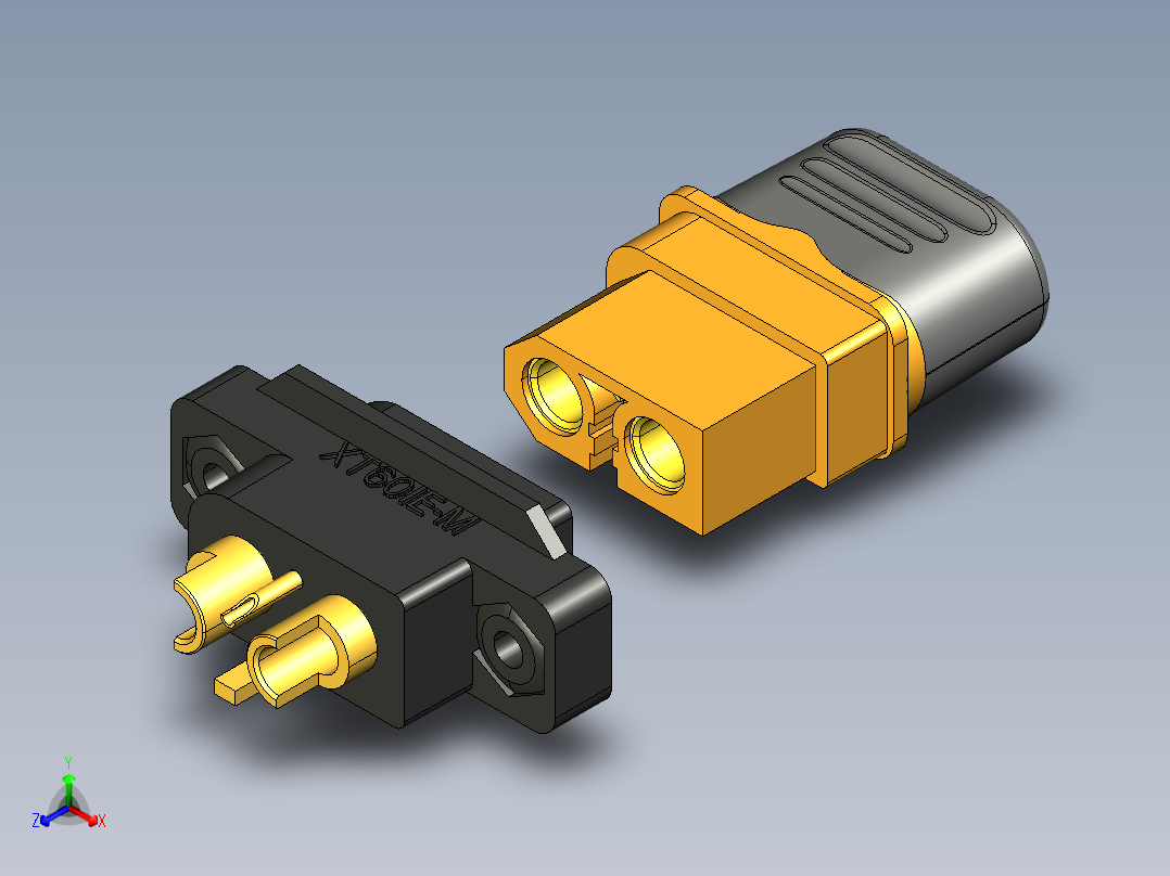 接插件(151)正等轴测图