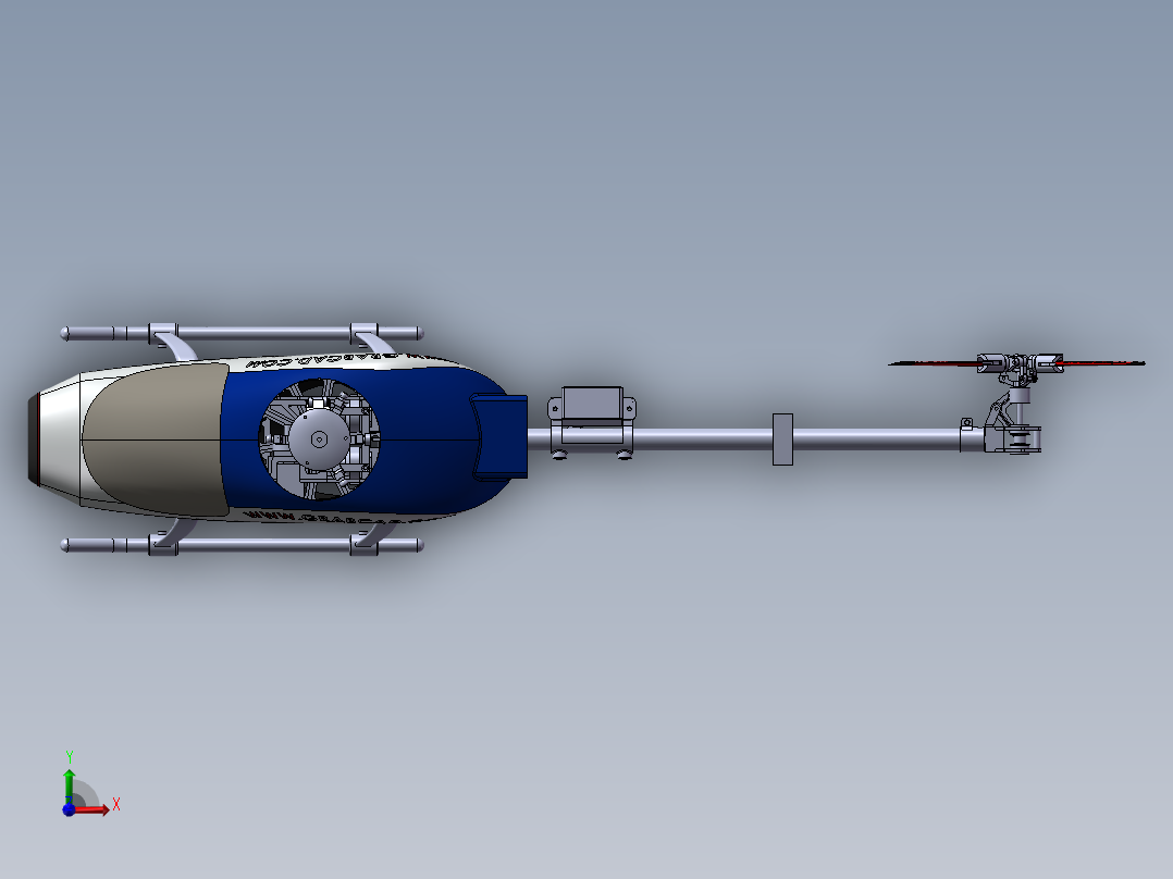 直升机(17)前视图