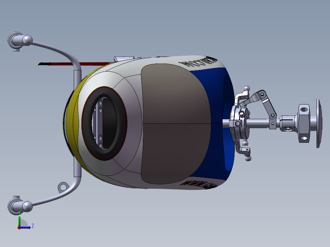 直升机(17)左视图