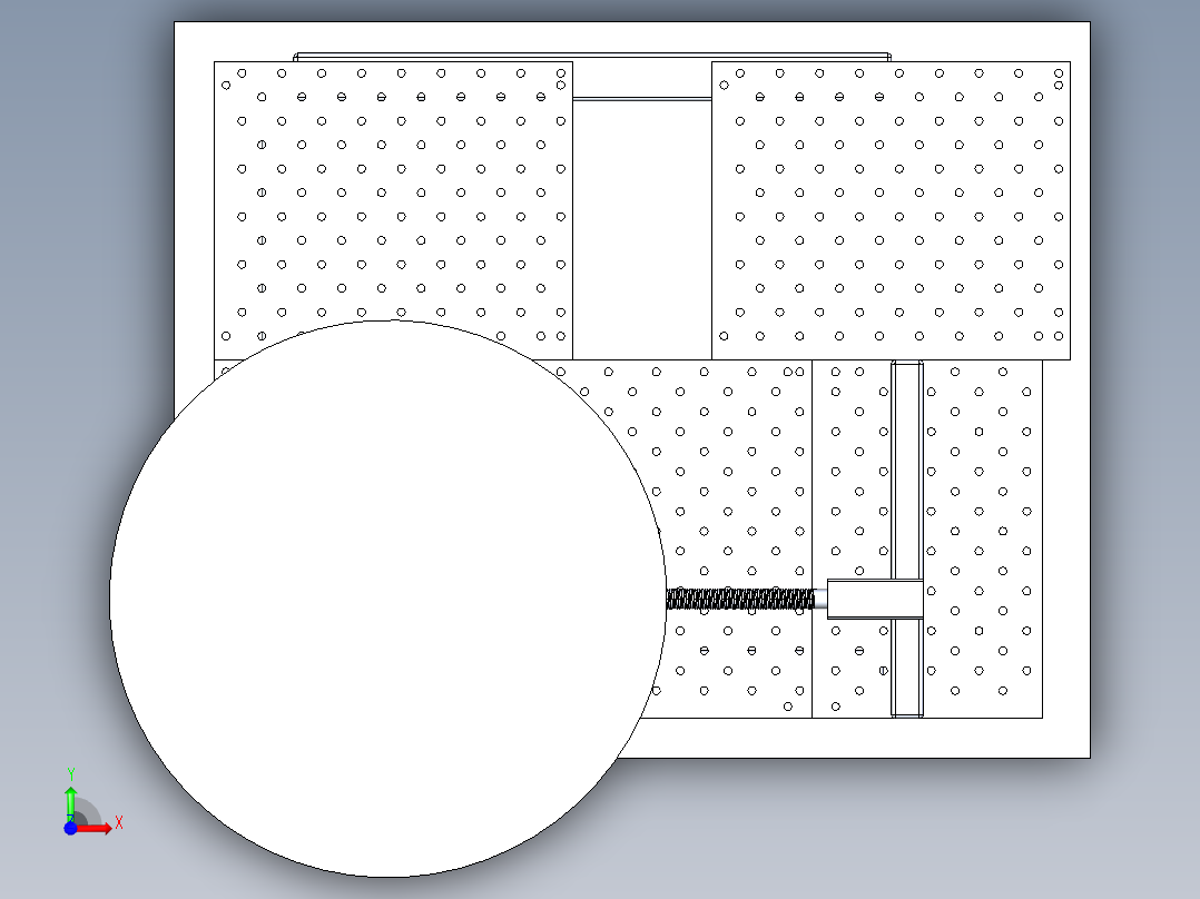 旋转升降平台前视图