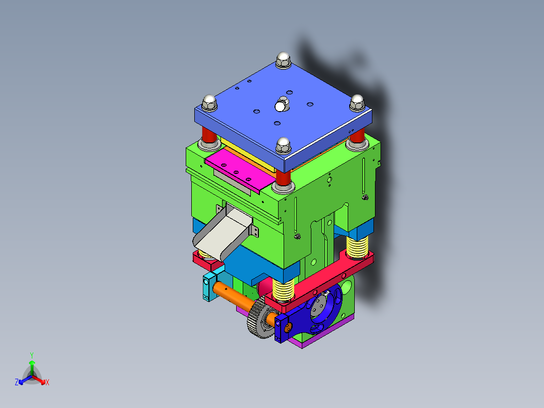 冲床机构设计模型