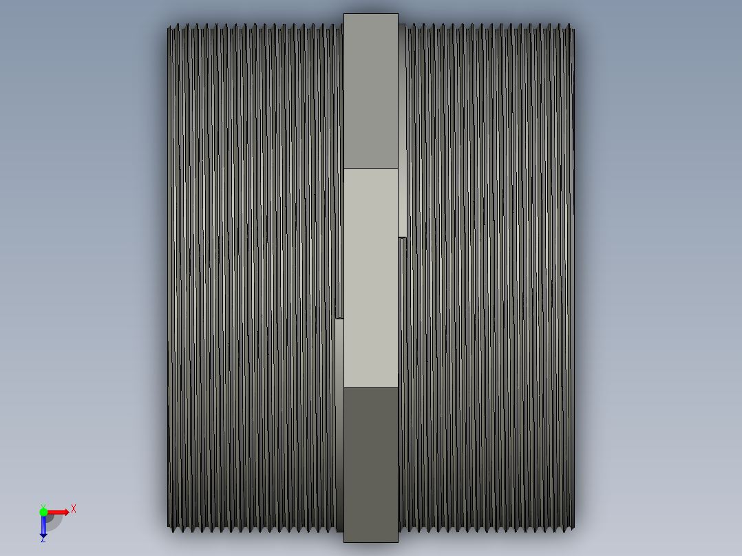 螺纹管对丝-六角等径 DN100俯视图