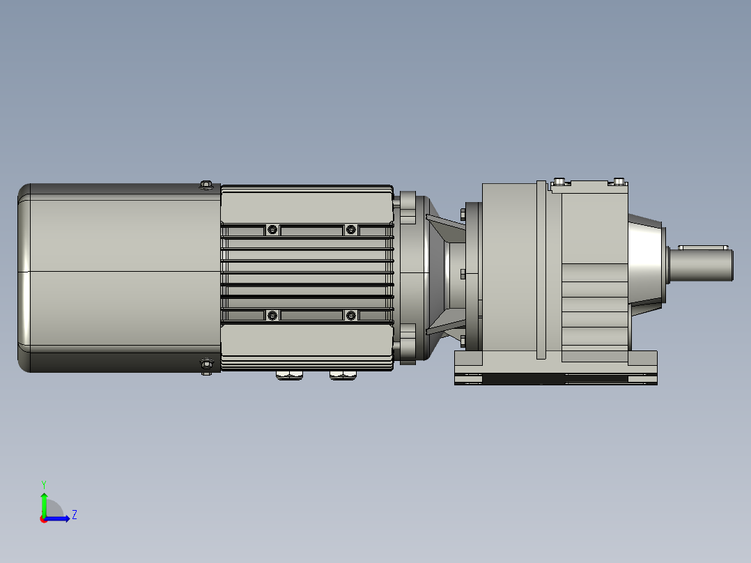 TR38-E075-4P-3672-M1-I左视图