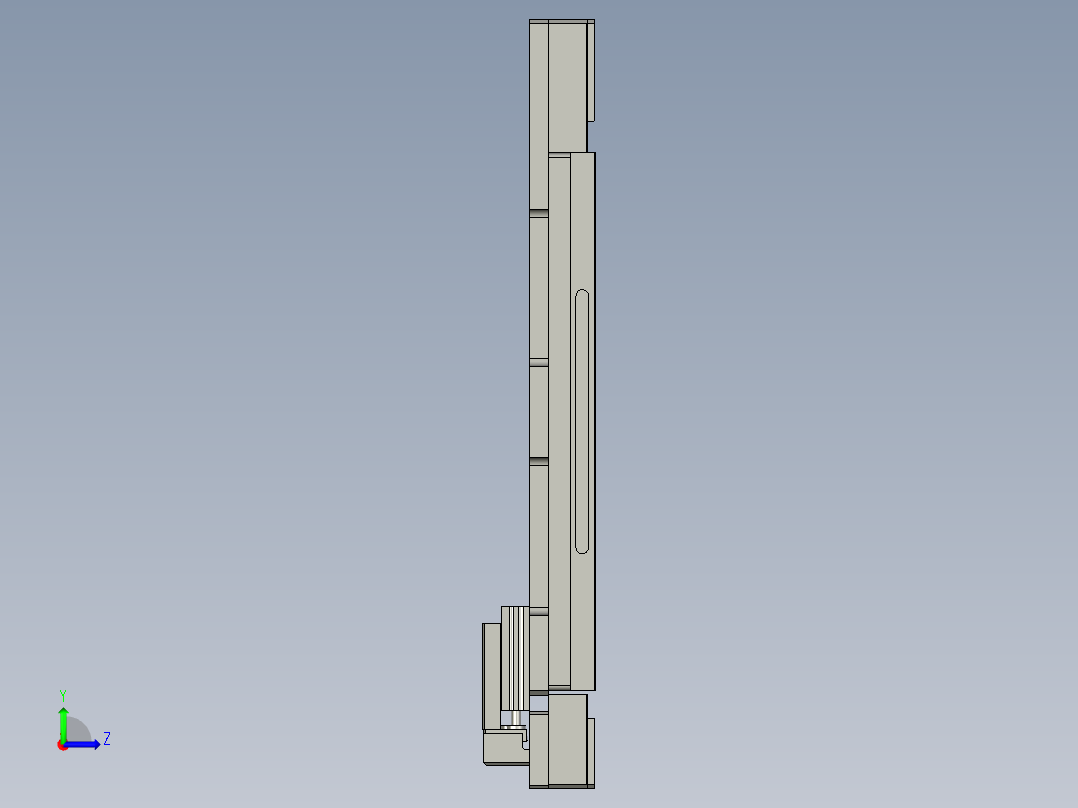 大晶粒盘组左视图