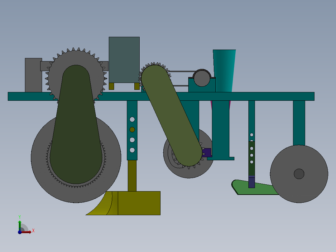 多用种苗移送机设计【含SW三维图】前视图
