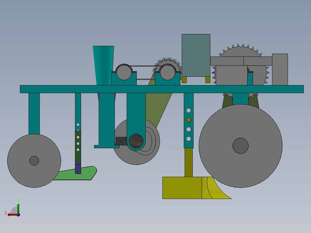 多用种苗移送机设计【含SW三维图】后视图