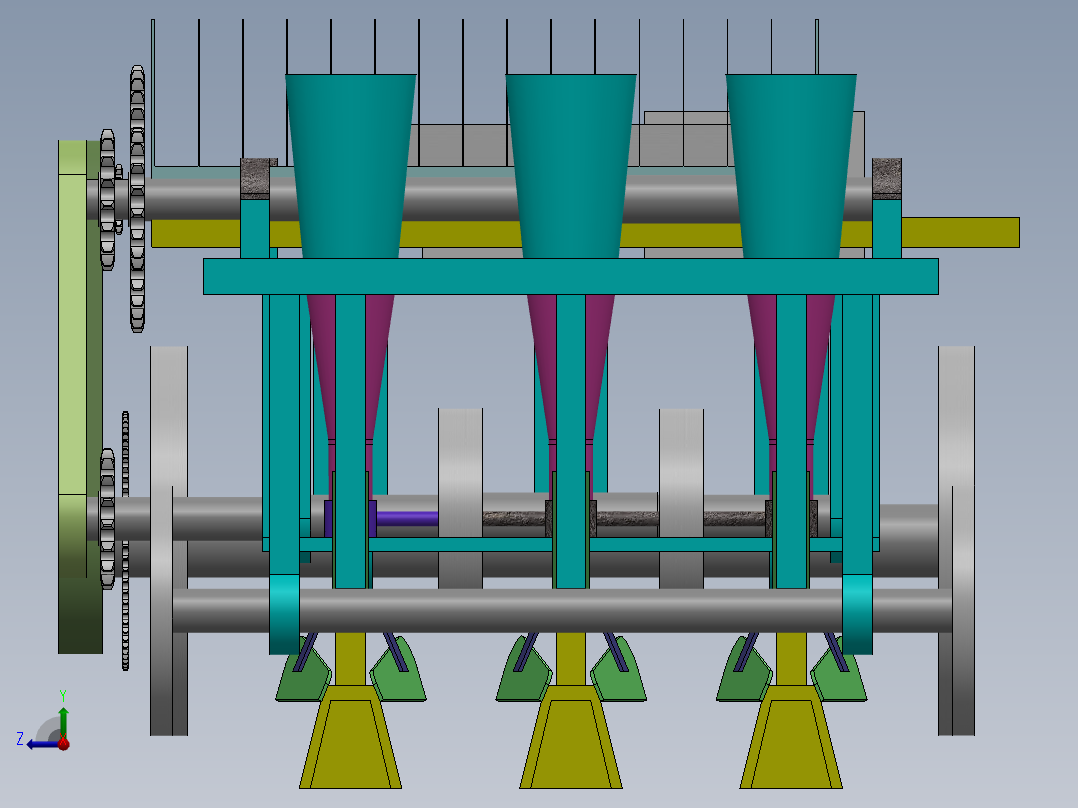 多用种苗移送机设计【含SW三维图】右视图