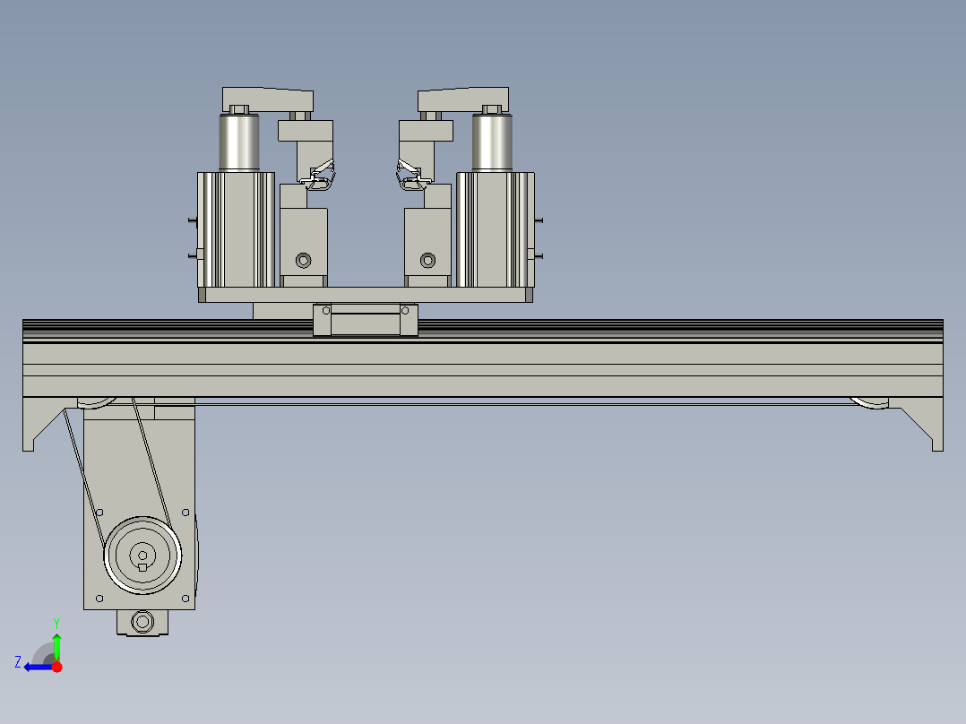 夹具垫铝组装HM1右视图