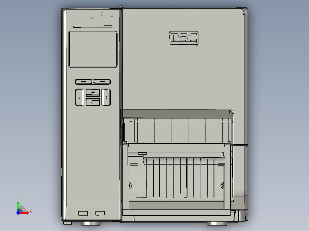 打印机装配--前视图