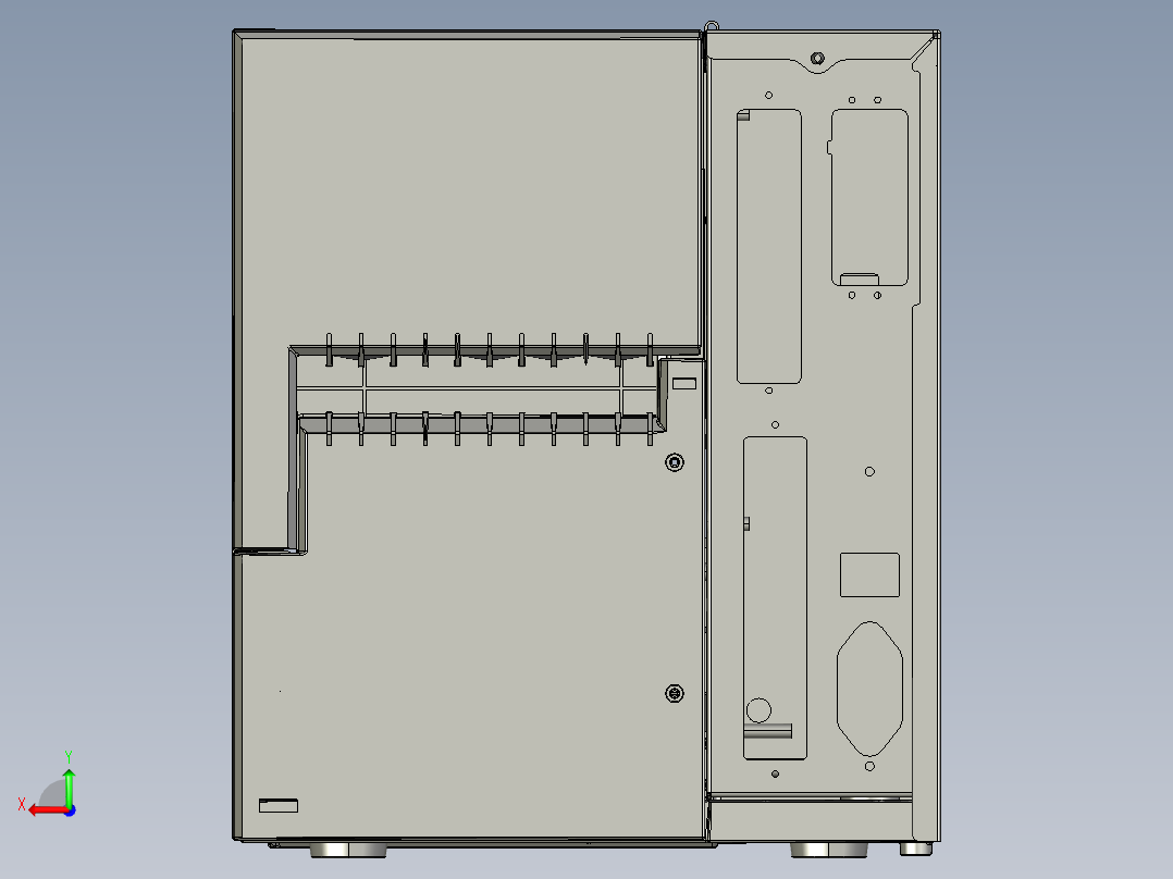 打印机装配--后视图