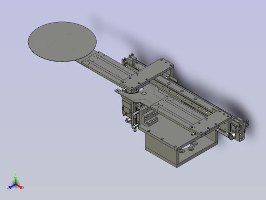 旋转部分组件正等轴测缩略图
