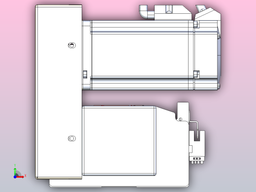 皮带直线轴半封闭可选导轨TPA-HNB-120D-110-L2600-LU-Y-P40-N3前视缩略图