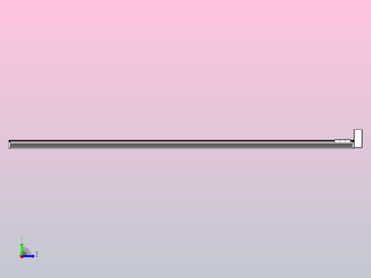 皮带直线轴半封闭可选导轨TPA-HNB-120D-110-L2600-LU-Y-P40-N3左视缩略图