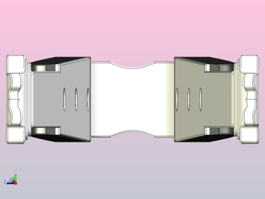 不锈钢塑料柄厨房钳，用于烹饪、烧烤、自助餐和上菜右视缩略图