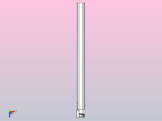 皮带直线轴半封闭可选导轨TPA-HNB-175D-140-L2150-ML-Y-P75-N3俯视缩略图