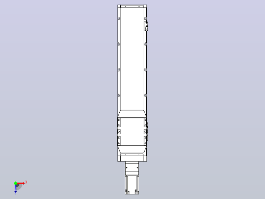 滚珠丝杠直线轴内置导轨TPA-GCR-170-2510C-L600-M-M75-N3俯视缩略图