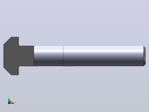 T型螺栓_M16×100前视缩略图