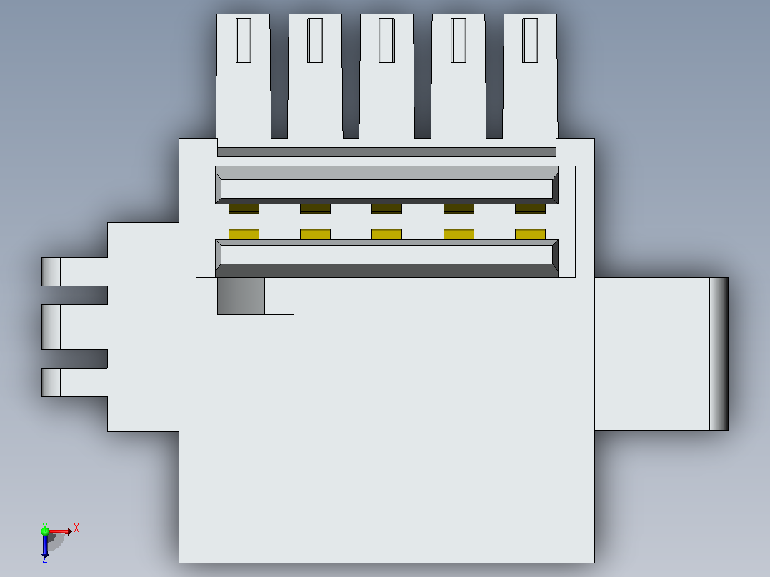 PCB接口10俯视图