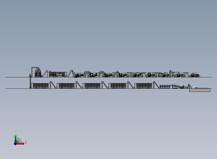 茶叶自动化生产线 前视图