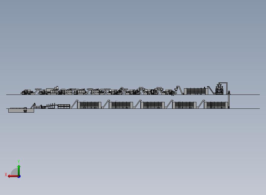 茶叶自动化生产线 后视图